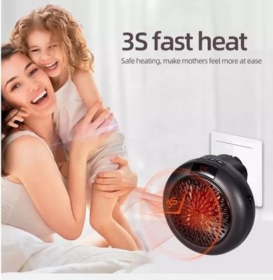 Бытовой электрический комнатный обогреватель Smart 900W с регулируемым термостатом и пультом дистанционного управления