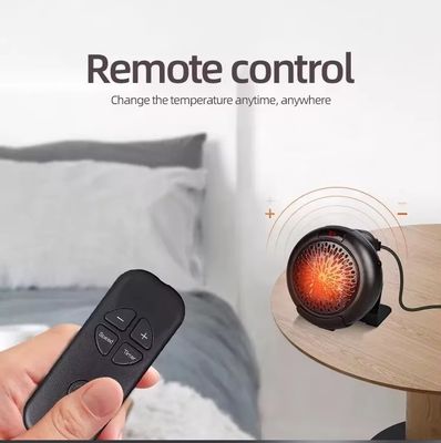 Бытовой электрический комнатный обогреватель Smart 900W с регулируемым термостатом и пультом дистанционного управления