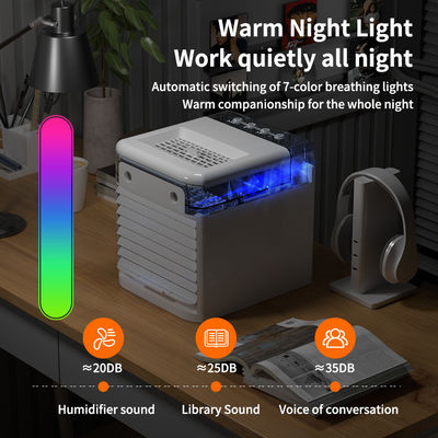 Настольный мини воздухоохладитель 870г ABS материал Dual Spray USB зарядка подключаемая двойная цель
