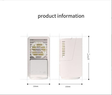 USB-водоохлаждающий вентилятор Малый настольный воздухоохладитель с 3 режимами ветра низкий / средний / высокий 14 * 14 * 26 см