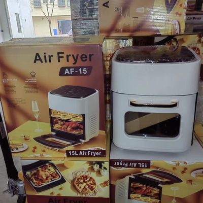 NO App-управляемая 1400W нержавеющая сталь воздушный фритёр тостер печь с видимым окном