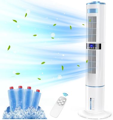 Портативный фан TUYA Control Double Layer Design 33*33*120 см. Размеры