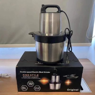 Электрическая дробилка для мясной мельницы из нержавеющей стали S304 для переработки пищевых продуктов большой емкости