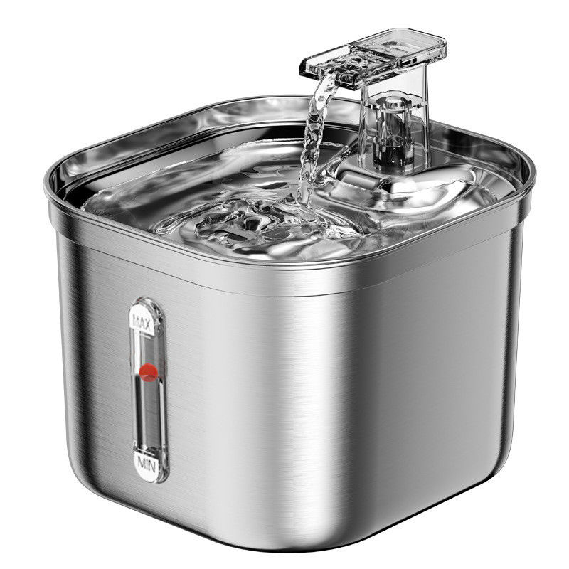 OEM 2.2l Нержавеющая сталь кошачий водонаполнитель электрический умный водораспределитель для домашних животных логотип OEM